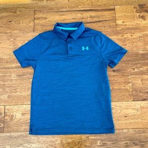 Boys short sleeve Under Armour golf shirt